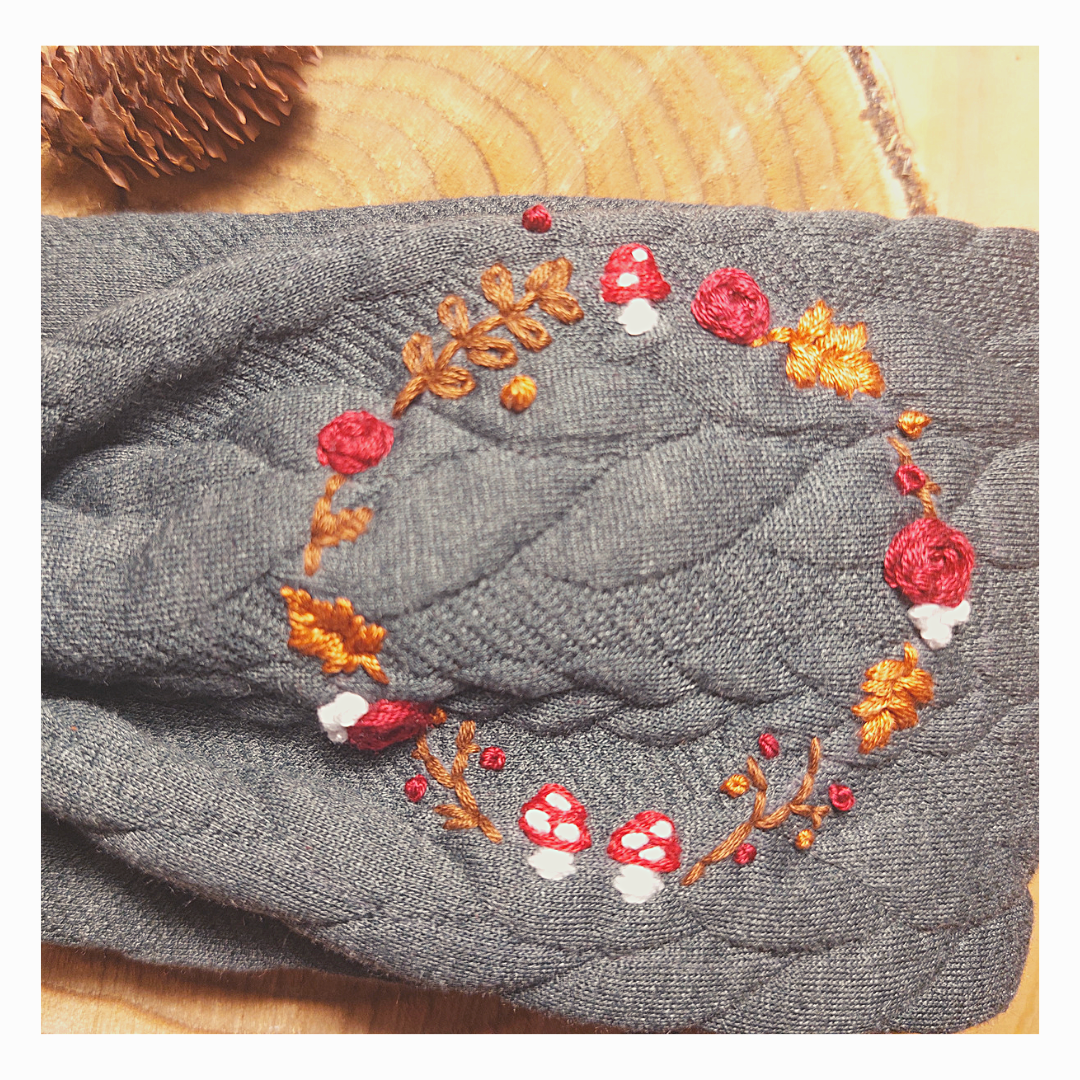 Stirnband, Herbstkranz
