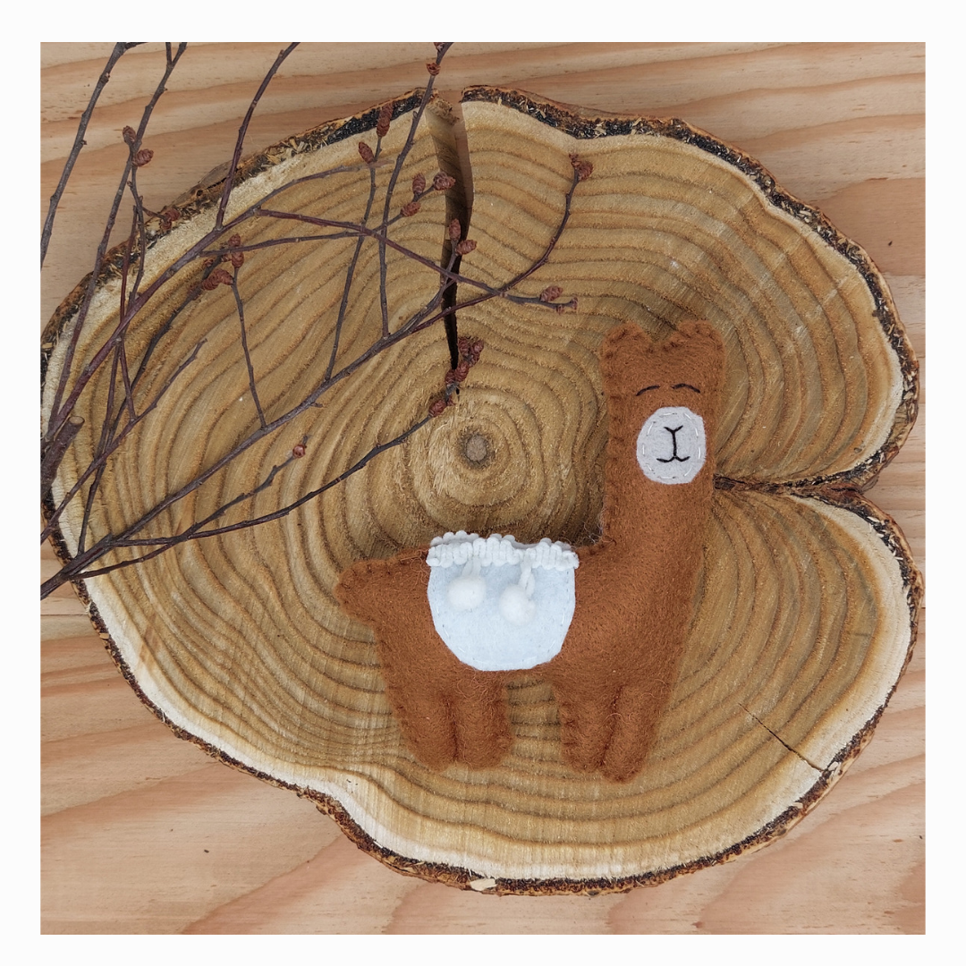 Cake-Topper, Kuchendeko, 3-Teilig, Lama