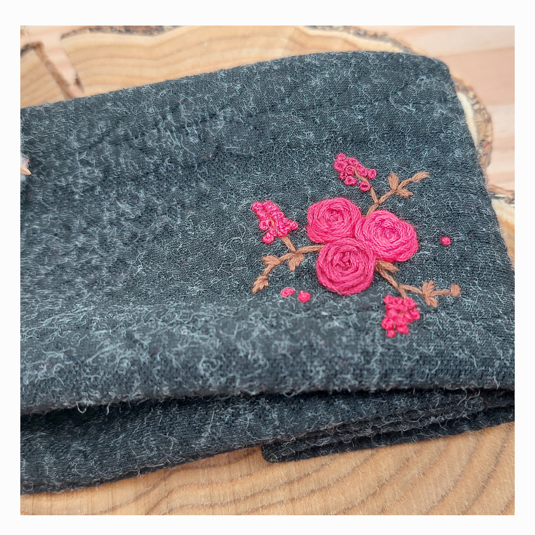Stirnband, Blumenranke groß Pink