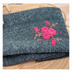 Stirnband, Blumenranke groß Pink