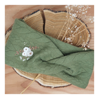 Stirnband, Blumenranke klein weiß/Beige