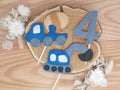 Cake-Topper, Kuchendeko, 3-Teilig, Baustelle